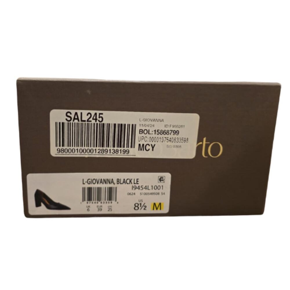 Franco Sarto Giovanna Pointed Toe Block Heel Pumps New In Box Size 8.5 - Picture 9 of 9